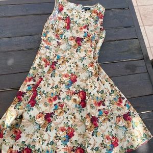 Floral cocktail dress